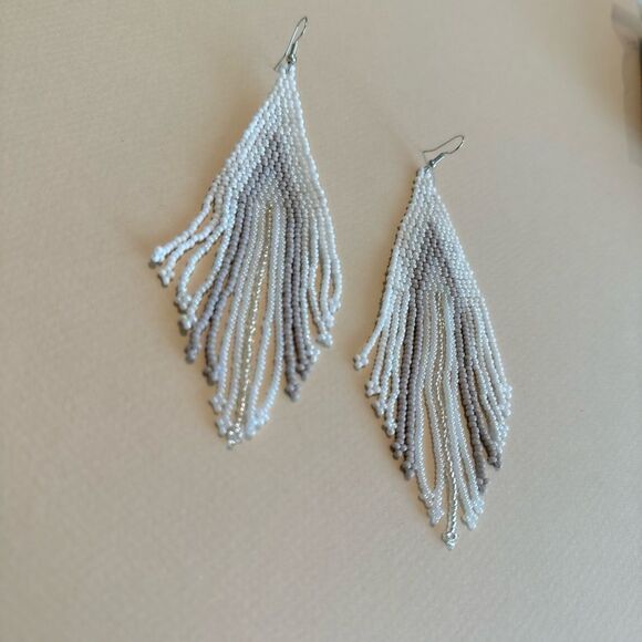 Tassel drop earrings M951 - Picture 4 of 5